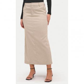Regular fit midi gonnina beige Kaffe Agathe 10508753