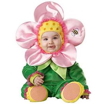 BABY BLOOM Kostüm KARNEVAL MEGASTORE Premium Rosa‑Grün‑Gelb