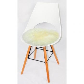 Heitmann Felle Lammfell-Sitzauflage, rund, Ø 45 cm, pflegeleicht
