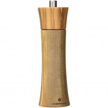 Zassenhaus Frankfurt Pfeffermühle, 18 cm lang, aus Olivenholz