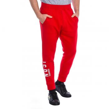 Dsquared2 Men's Red Cotton Sports Pants