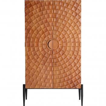 Mobilière Kodu en frêne brun 76 cm × 38 cm × 146 cm