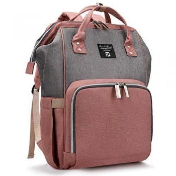 Cestino Mamme Flessibile per Neonati, 2 Tasche Bottiglia e Materassino