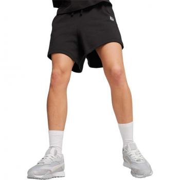 Short de pantalón Puma Downtown con cintura alta, negro puro, S