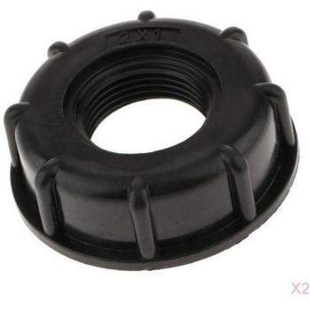 2pcs IBC Water Tank Hose Adapters (1 inch)