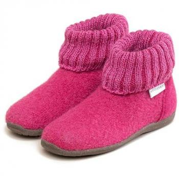 Gottstein Alpen‑Kinderboot – Schafwolle & Gummisohle, Made in Tirol