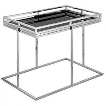 Tabletttisch FINK TRIEST, silber, B:42cm H:50cm T:62cm