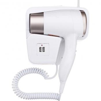 Enchufe de pared para secador de pelo con USB 220V 1300W