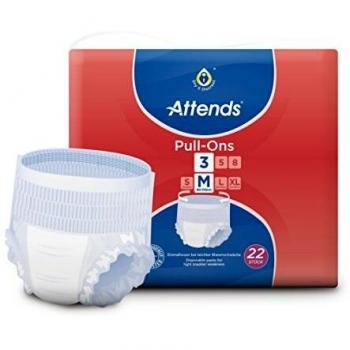 Attends Pull‑On 3 mesures moyennes – lot de 22 pièces