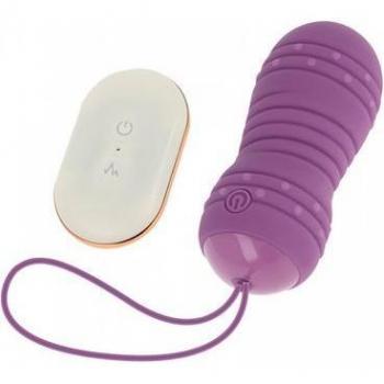 Huevo Masajeador Control Remoto 7 Modos Lila