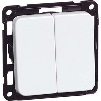 PeHa Serienschalter D 715.70 – 10 A, 250 V, IP20 Aluminium‑Ausführung