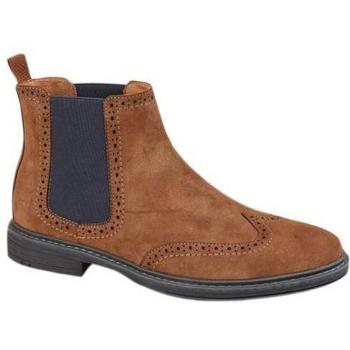 Goor Mens Chelsea Boots in Tan – Size 9