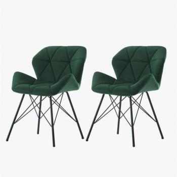 Couteau de Salle à Manger 2 Chaises Vertes