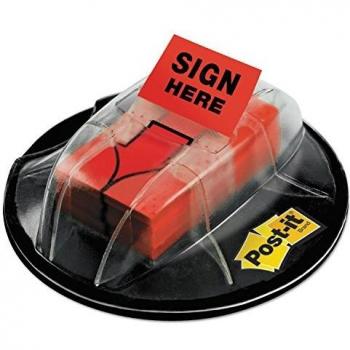 Post-it Index Tabs Sign Here Red Pack of 200 680-SHVR200 3M96809