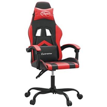 Sedia Da Gaming Nera E Rossa In Similpelle Vidaxl