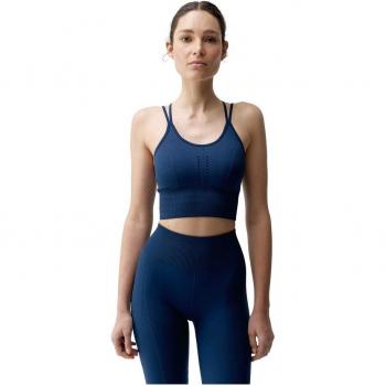 Top Deportivo de Soporte Medio Azul M Mujer
