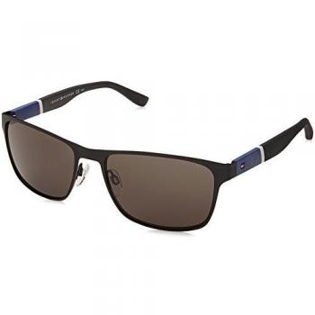 Tommy Hilfiger Sunglasses for adults, style TH 1283/S NR, size 57mm, color Black/Blue and Grey