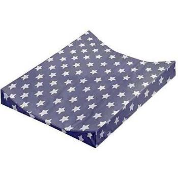 Tappetino per fasciatoio Julius Zöllner con materassino a 2 spigoli in foglio di alluminio grigio, 50 x 65 cm