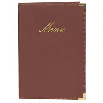 Menu Protecteur A5 Bordeaux