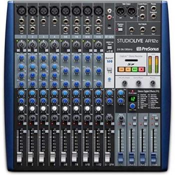 PreSonus StudioLive AR12c 12-Channel USB-C Compatible Hybrid Audio Interface