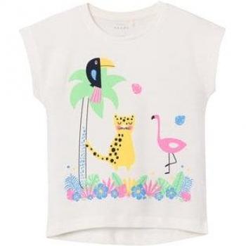 Alyssum Animals T-Shirt in Weiß von Nmfvigea