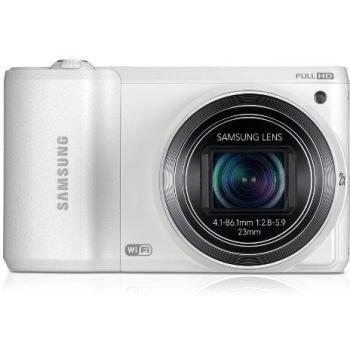 Samsung WB800F Digitalkamera 16,3 MP – 21‑fach opt. Zoom – 7,6 cm LCD – Bildstabilisator – Full‑HD Video – WLAN – Weiß