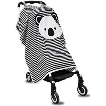 Schwarz BambiGuard – 310120 Bambus Buggy Sonnenschutz