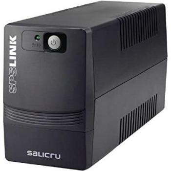 SPS 650 VA – Onduleur Interactif Noir avec 4 Prises IEC et USB
