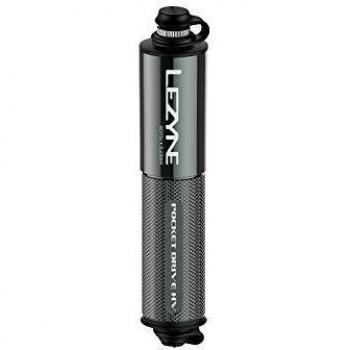 Lezyne Pocket Drive HV – pompe à main en acier inoxydable gris