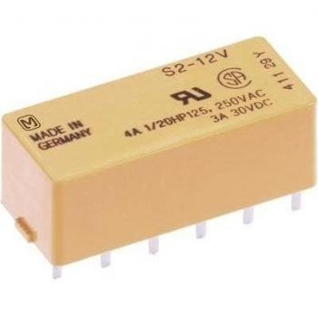 Panasonic S212 Relais 12 V/DC 4 A 2 Schließer, 2 Öffner 1 St