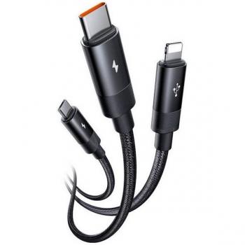 Mcdodo 1M LED Fast Charging 3-in-1 USB Cable
