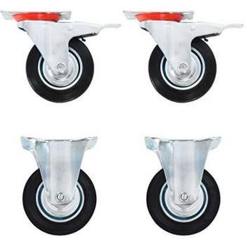 Vidaxl's 8 Casters, Each 100 mm in Diameter