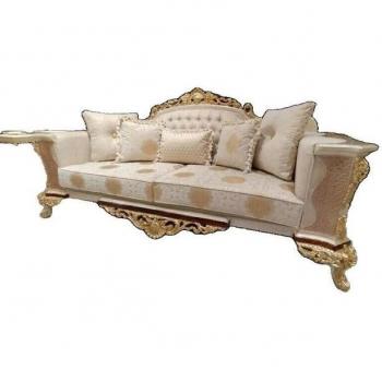 Komplett Sofa 3+1 Sitzer aus Textil und Holz