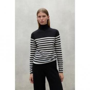 ECOALF Rollkragenpullover – Schwarz – Damen – XS