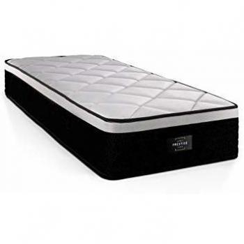 Prestige literie Matelas Suite 90x200 Ressorts ensachés, mémoire de Forme 5 Zones