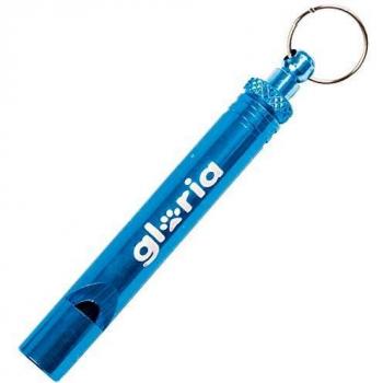 Aluminum Training Whistle Gloria – 6 cm, Durable Blue