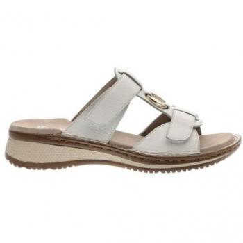 ARA Slipper Weiß Flach