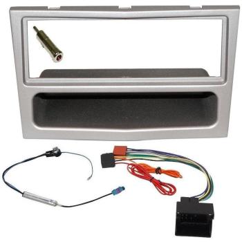 Adaptateur 1DIN Autoradio KitFAC-152C – Montage sur Opel – Argent (Astra, Corsa, Tigra, Vivaro, Zafira)