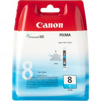 Canon CLI‑8 C, 13 ml, Cyan Füllpatrone
