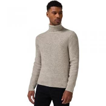 STREET ONE MEN Herrenpullover Grobstrick in Soft Sand Melange