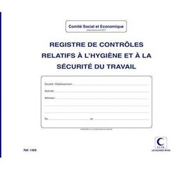 Registre de vérification technique et sécurité 210x297 20 pages