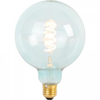 Lampada dimmerabile E27 G125 LED spirale blu 4W 180 lm 1800K