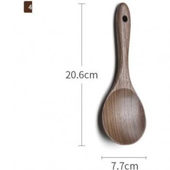 Cuchara Ranurada “Chef de Nogal” para Salsas y Aderezos