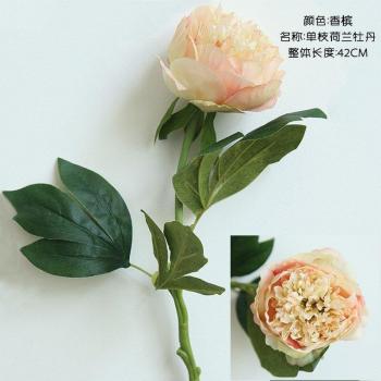 Peony Flower Branch 42cm for Decoration