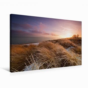 Textil Leinwand Winterlicht 75×50 cm – CALVENDO Premium Druck