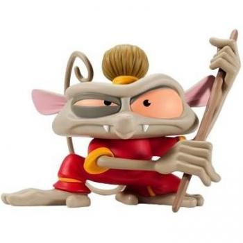 Figura de Mono Cny Tarsier Vinil Rojo/Crema