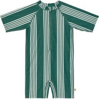 Costume UV a maniche corte LÄSSIG verde bianco