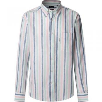 Façonnable Camicia uomo a maniche lunghe, tonalità smog purple