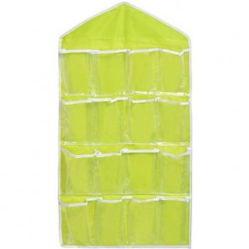 16 Pocket Polyester Closet Organizer for Socks and Lingerie