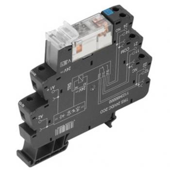 Relé modular Weidmüller TRS 230V AC/DC 8A para carril DIN
